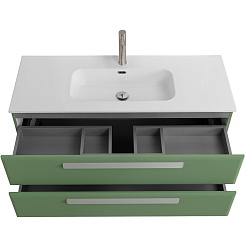 BelBagno Мебель для ванной Eco Cer-N 120 фисташковый софт CZR-8095-120 ручки сатин – фотография-4