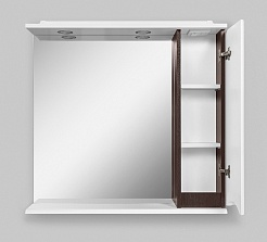 Am.Pm Мебель для ванной Like 80 R, подвесная, белый глянец венге – фотография-10