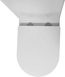 Azario Унитаз-компакт Blanco AZ-T003B-R безободковый с бачком с сиденьем микролифт белый – фотография-10