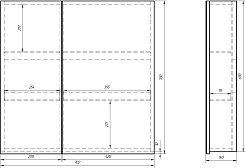 Dreja Мебель для ванной Perfecto 70 подвесная белая/дуб эврика – фотография-23