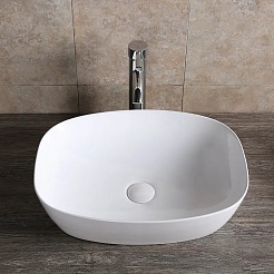 Ceruttispa Раковина накладная 51 CR0064 белая – фотография-4