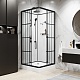 Niagara Душевая кабина Standart 90x90 L черная – фотография-14