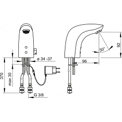 Oras Смеситель Electra 6120FT для раковины – фотография-3