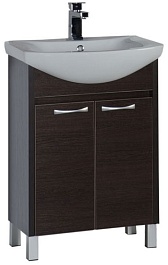 Aquanet Тумба с раковиной "Донна 60" венге – фотография-1