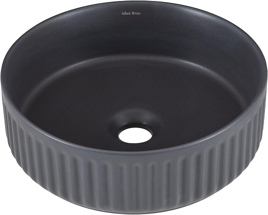 Allen Brau Мебельная накладная раковина Fantasy Line 36 4.11032.AN антрацит – фотография-8