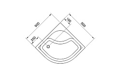 Royal Bath Душевой поддон CK RB90СK – фотография-4