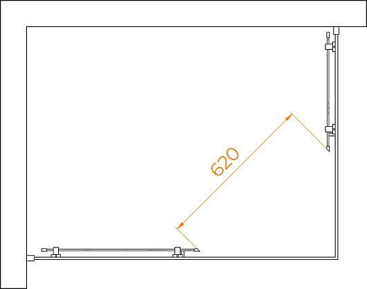 RGW Душевой уголок Passage PA-040B 120x90 профиль черный стекло матовое сатинат – фотография-4