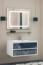 Акватон Тумба с раковиной "Римини 80" ажур – фотография-2