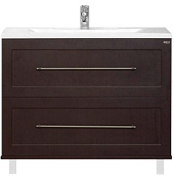 Misty Тумба с раковиной Марта 100 напольная венге – фотография-1