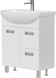 Volna Тумба под раковину Joli 70.1D.2Y белая – фотография-1