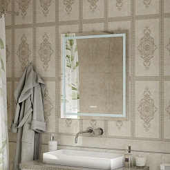 Continent Зеркало Verte Led 800x900 – фотография-8