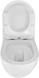 Azario Унитаз подвесной Gloria AZ-2003T безободковый белый – фотография-9