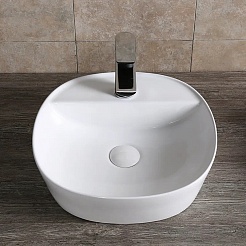 Ceruttispa Раковина накладная 40 CR0075 белая – фотография-5