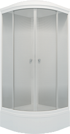 Triton Душевая кабина Лайт 100/100 В с полочкой Щ0000061826 – фотография-1