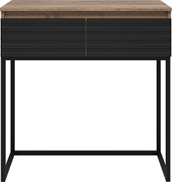 Brevita Консоль Dakota 80 черный кварц/дуб галифакс олово – фотография-1