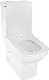 Azario Унитаз-компакт Varo AZ-2171-1 безободковый с бачком с сиденьем микролифт белый – фотография-14