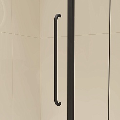 RGW Душевой уголок Classic CL-046B 90x70 профиль черный стекло прозрачное – фотография-4