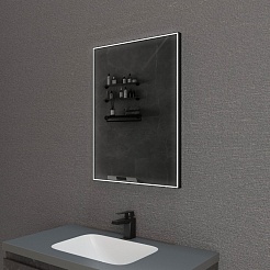 Esbano Зеркало ES-3803 HDB 60x80 черное матовое – фотография-4