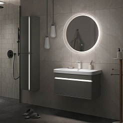 Equil Зеркало Elegante D80 с подсветкой амарок – фотография-9