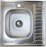 КромРус Мойка кухонная S-409, 1.5" левая