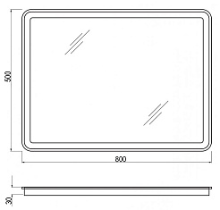 Ceruttispa Зеркало Эмилия 50x80 – фотография-6