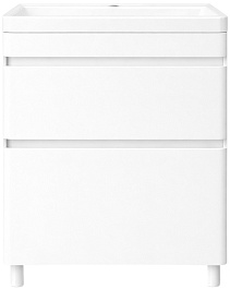 Vivon Тумба под раковину Atwood 70 напольная белая матовая – фотография-1