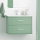 Brevita Мебель для ванной Verde 70 подвесная зеленая – картинка-20
