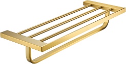 Milacio Полка для полотенец Ultra MCU.955.GD золото – фотография-1