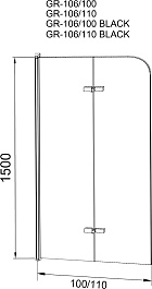 Grossman Шторка для ванны GR-106110 – фотография-3