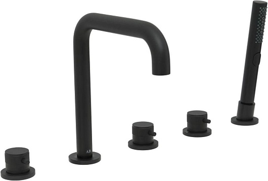 Allen Brau Смеситель на борт ванны Priority 5.31007-31 (с внутренней частью) черный матовый – фотография-10