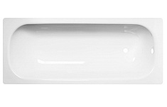 ВИЗ Стальная ванна Antika 105/65 с опорной подставкой белая орхидея без ранта