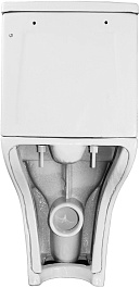 Azario Унитаз-компакт Iris AZ-8353 безободковый с бачком с сиденьем микролифт белый – фотография-8