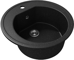 Teymi Мойка кухонная Lina D51 черная матовая – фотография-3