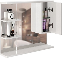 Mixline Мебель для ванной Этьен 80 R белая – фотография-8