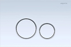 Aquatek Унитаз подвесной Европа AQ1900T-00 в комплекте с инсталляцией Standard INS-0000012 с клавишей смыва KDI-0000015 белая и крепления KKI-0000002 – фотография-4