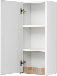 Акватон Шкаф подвесной Марти 35 белый/дуб эндгрейн – фотография-2