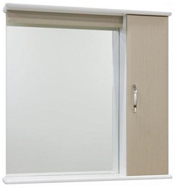 Водолей Зеркальный шкаф Тунис 75 R дуб – фотография-1