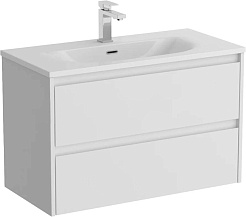 BelBagno Тумба с раковиной Kraft 39 80 Bianco Opaco с раковиной BB-8099-3-80 – фотография-1