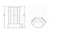 Timo Душевая кабина TE-0780 P – фотография-2