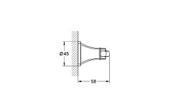 Grohe Крючок Grandera 40631000 – фотография-2