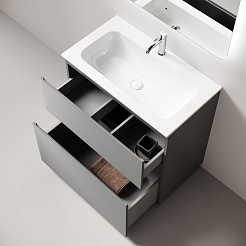 Sancos Тумба под раковину напольная Folk Floor 80 ergraut soft – фотография-2