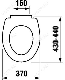 Jika Сиденье без крышки "Olymp" 9328.2 300 063 – фотография-3