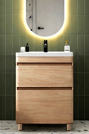 Vivon Тумба с раковиной Atwood 60 напольная дерево – фотография-2