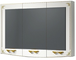 Какса-а Мебель для ванной Классик-Д 120 белый/золото – фотография-5