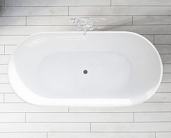 Marmo Bagno Ванна из литьевого мрамора Палермо 168х80 – фотография-4