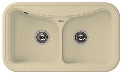 Florentina Мойка гранитная Крит 860 шампань – фотография-1