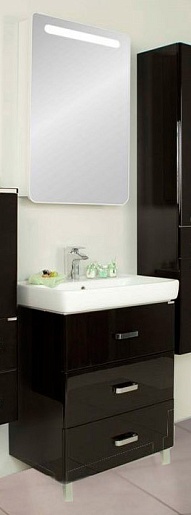Акватон Мебель для ванной Америна 60 М R черная – фото-1