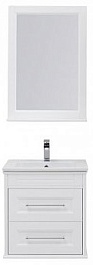 Aquanet Мебель для ванной Бостон 60 М белая – фотография-2