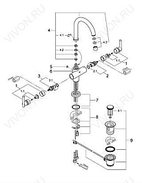 Grohe Смеситель "Atrio 21022000" – фотография-3