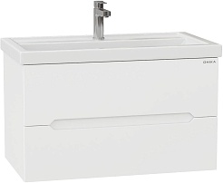 Onika Тумба под раковину Айленд 80 подвесная белая – фотография-1